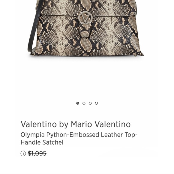 🎈sold🎈NWT Mario Valentino large satchel - Picture 7 of 7